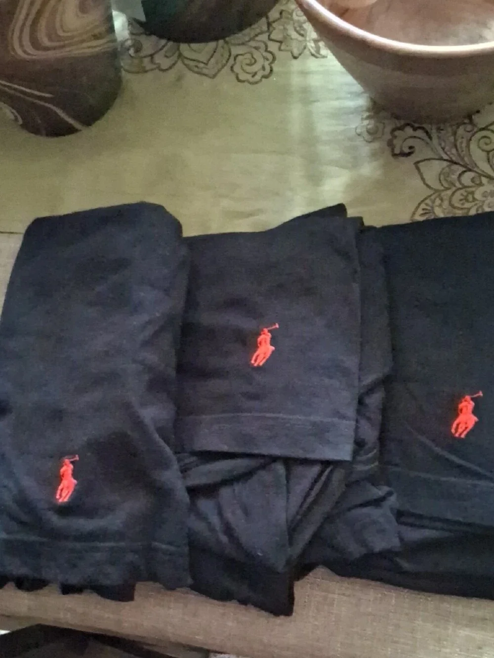 Polo by Ralph Lauren Men’s Black V-Neck Short Sleeve Tee (Set Of 3) 3XLT